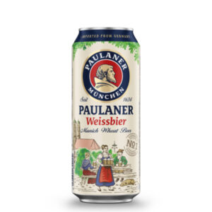 Paulaner Natur Weissbier (матно) пиво лименка 0,5L 1/24