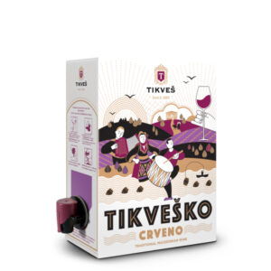 Вино Tikves Bag in Box црвено 3L