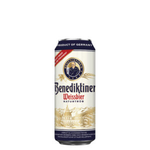 Пиво Benediktiner Weissbier Naturtrüb (матно) лименка 0,5L 1/12