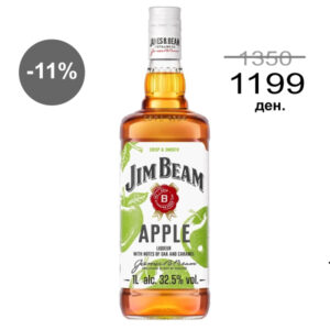 Виски Бурбон Jim Beam Apple 1L