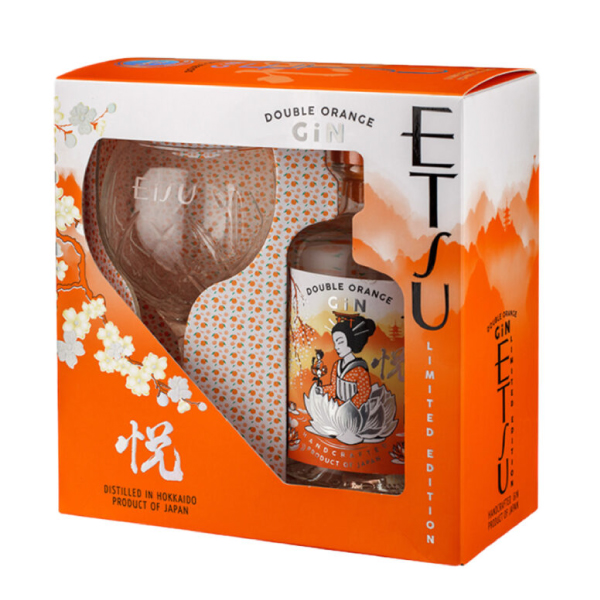 Џин Etsu Double Orange Japanese Gin 0,7L + кутија & 1 чаша