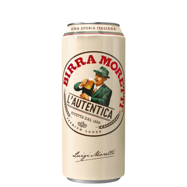 Birra Moretti пиво лименка 0,5L