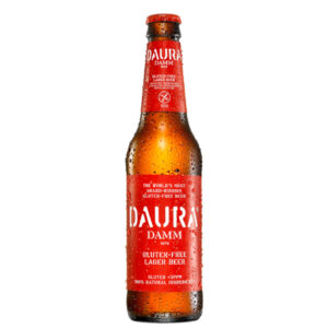 Daura Damm безглутенско светло пиво стакло 0,330L 1/24