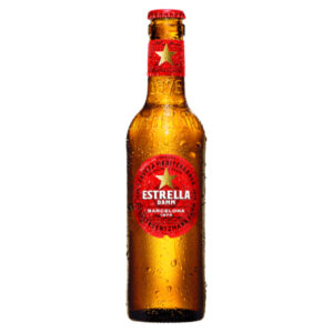 Estrella Damm пиво стакло 0,330L 1/24