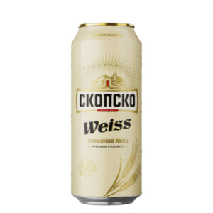 Skopsko Weiss пиво лименка 0,5L