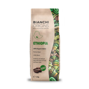 Bianchi Origins Ethiopia Bio еспресо кафе во зрно 250 гр. (100% Arabica)